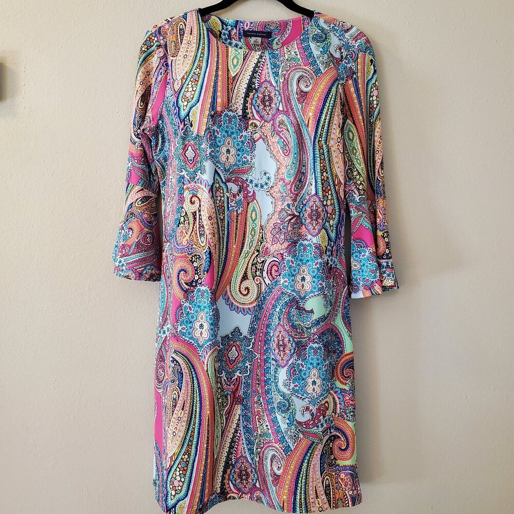 Boho paisley mini dress